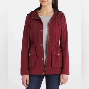 EDEN SOCIETY Holly Contrast Hood Cargo Jacket